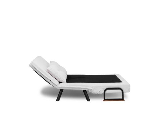 Diivan Sando 2-Seater - Teddy Fabric - White