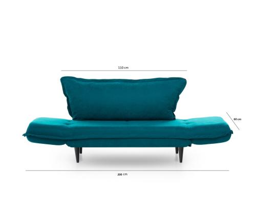 Diivan Vino Daybed - Petrol Green GR124\01