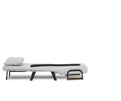 Diivan Sando Single - Teddy Fabric - Grey