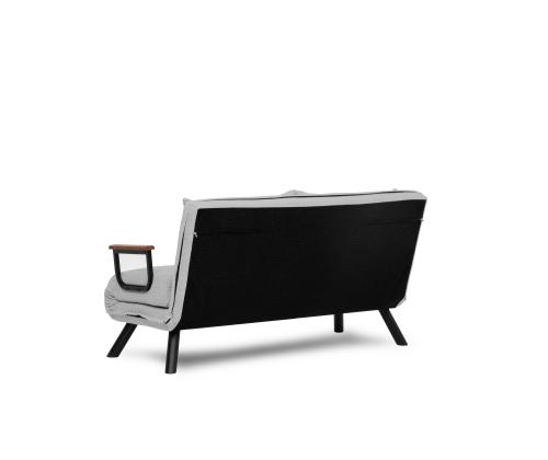 Diivan Sando 2-Seater - Teddy Fabric - Grey