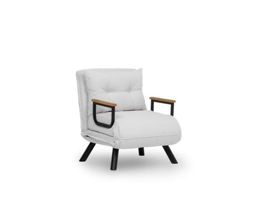 Diivan Sando Single - Teddy Fabric - White