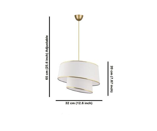 Barette - White, Gold