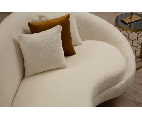 Diivan Eses - Cream Bouclett