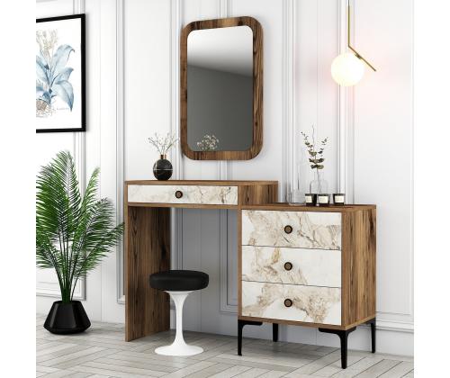 Laud Lizbon 545 - Walnut, White