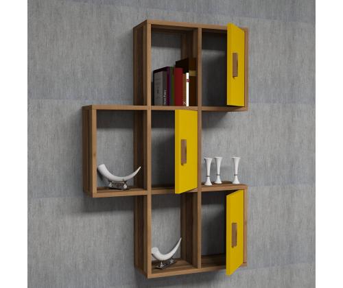 Flora - Walnut, Yellow