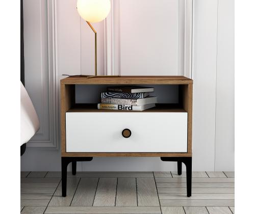 Lizbon 530 - Walnut, White