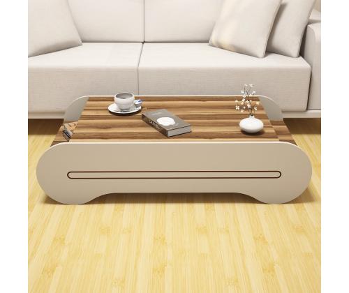 Kohvilaud Cool - Walnut, Cream