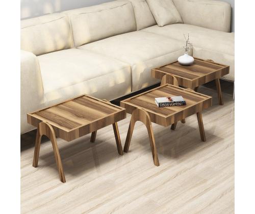 Mööblikomplekt lauad Roma - Walnut