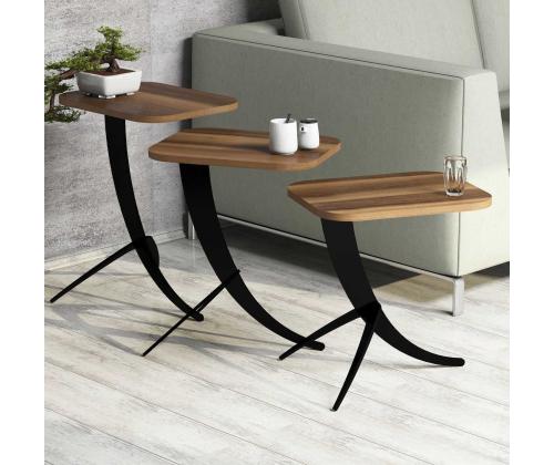 Mööblikomplekt lauad Pion - Walnut