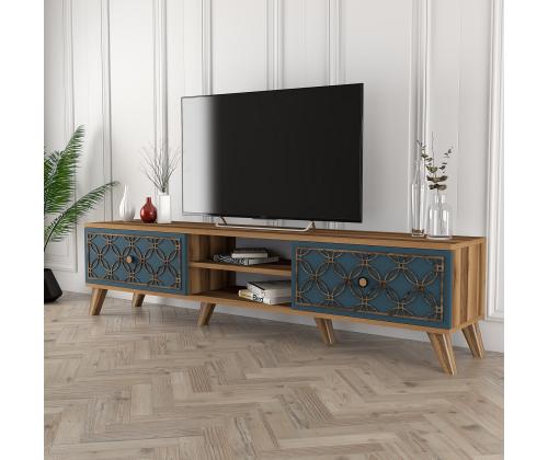 TV laud Class - Walnut, Chalcedony