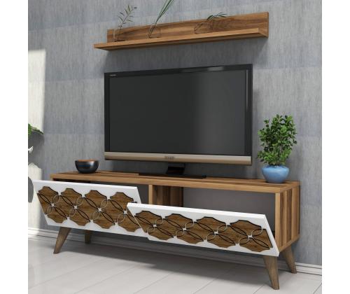 TV laud Nisan - Walnut