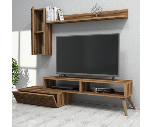 TV laud Planet - Walnut, Walnut