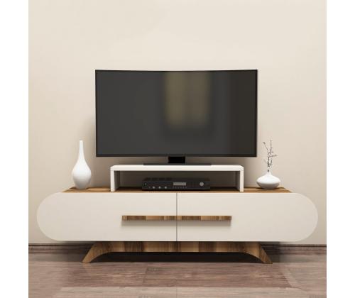 TV laud Rose - Walnut, Cream