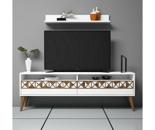 TV laud Line - White