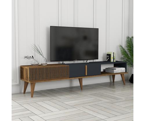 TV laud Milan Alt - Walnut, Anthracite