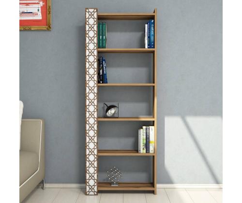 City - Walnut, White