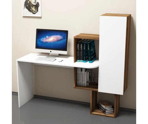 Açelya - Walnut, White