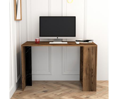 Lima - Walnut, Black Marble