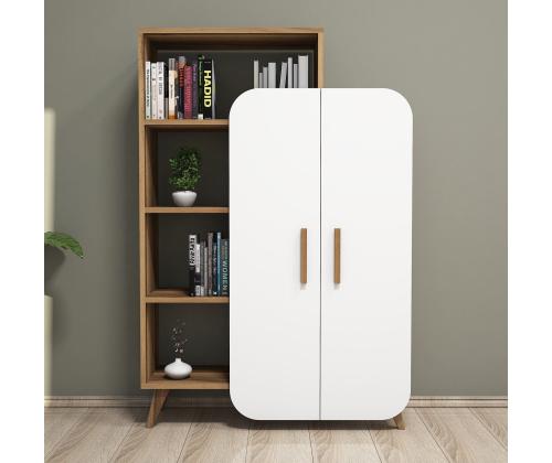 Form - Walnut, White