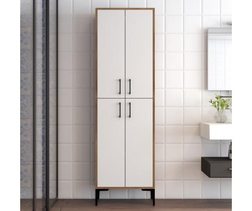 Berlin A - Walnut, White