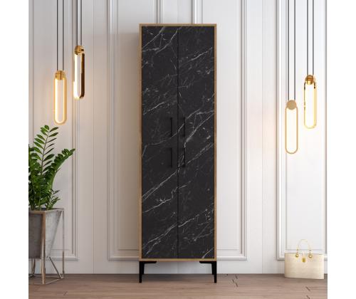 Berlin A - Walnut, Black Marble