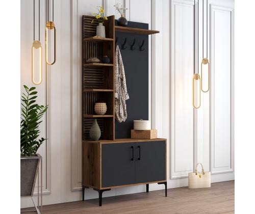 Viyana D - Walnut, Anthracite