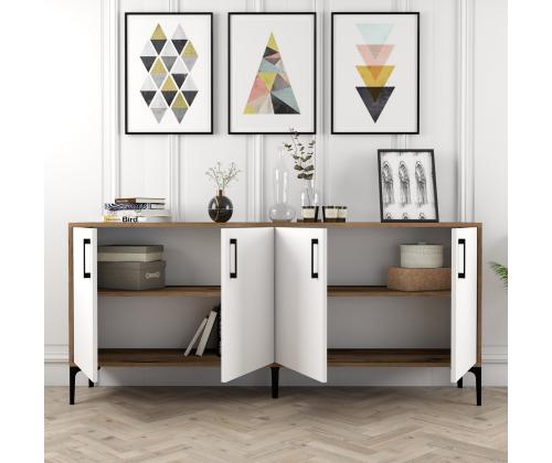 Kiev - Walnut, White