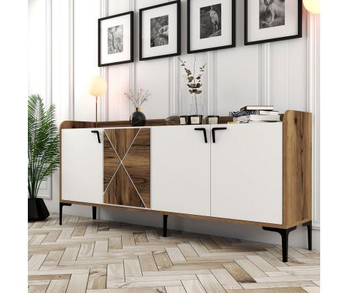 Venedik - Walnut, White