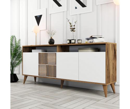 Milan - Walnut, White