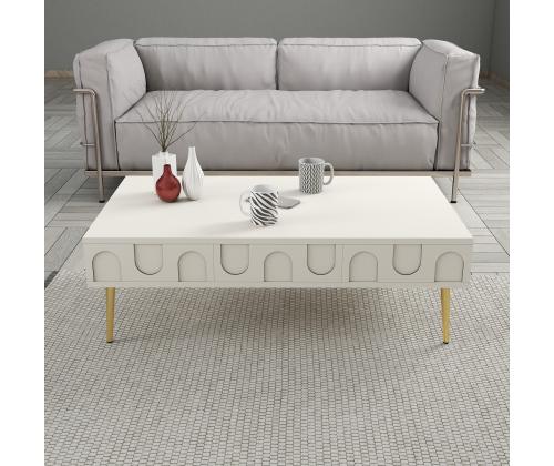 Kohvilaud Lyon 33 - Cream, Gold