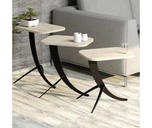 Mööblikomplekt lauad Pion 3 - Travertine