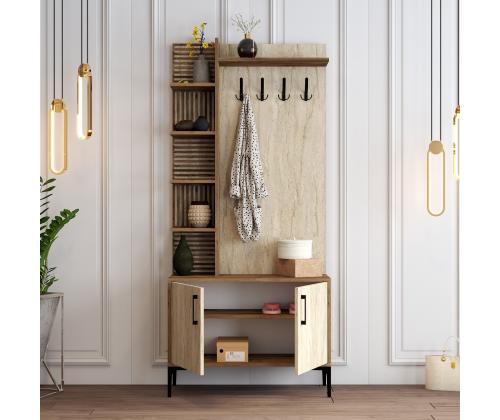 Viyana D - Walnut, Travertine