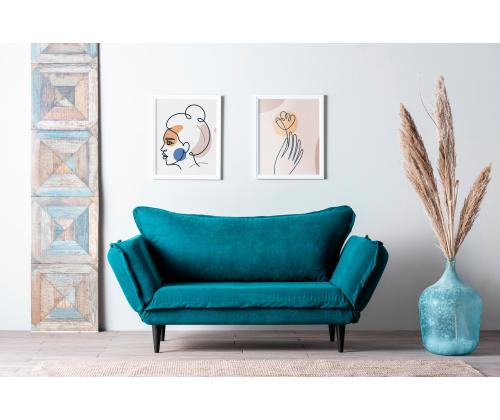 Diivan Vino Daybed - Petrol Green GR124\01
