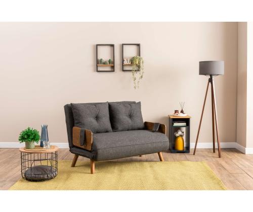 Diivan Cosmo 2-Seater - Dark Grey