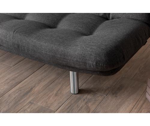 Diivan Misa Small Sofabed - Dark Grey