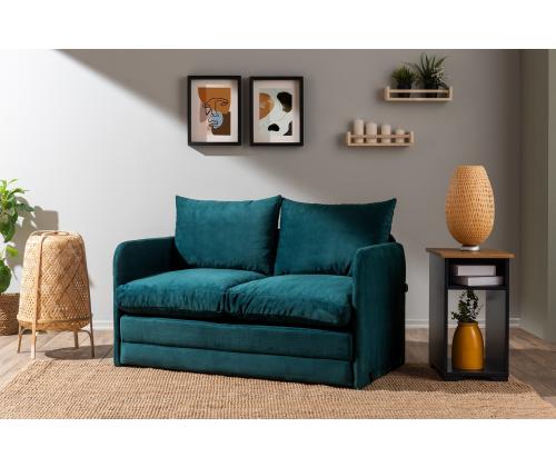 Diivan Saga 2-Seater - Petrol Green