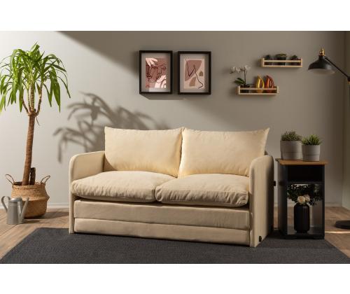 Diivan Saga XL 2-Seater - Cream