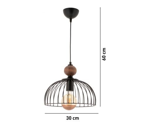 Dorris Wood - Black, Natural