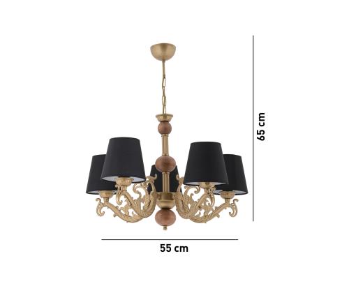 Fiona Wood - Black, Gold, Brown