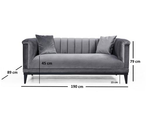 Diivan Trendy - Dark Grey