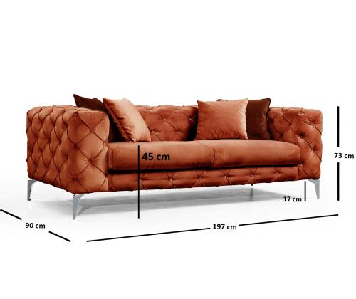 Diivan Como - Orange
