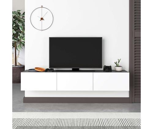 TV laud Francy 180 - Anthracite, White