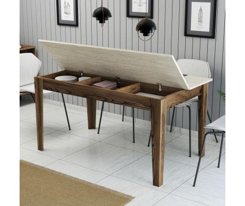 Laud Milan 898 - Walnut, Travertine