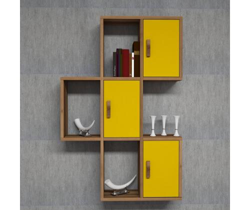 Flora - Walnut, Yellow