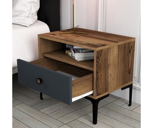 Lizbon 529 - Walnut, Anthracite