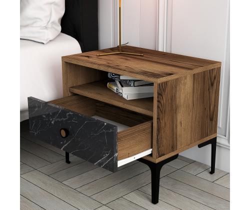 Lizbon 534 - Walnut, Black