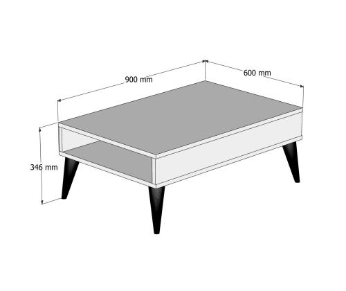 Kohvilaud Best - Walnut