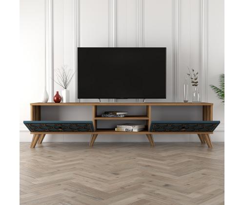 TV laud Class - Walnut, Chalcedony