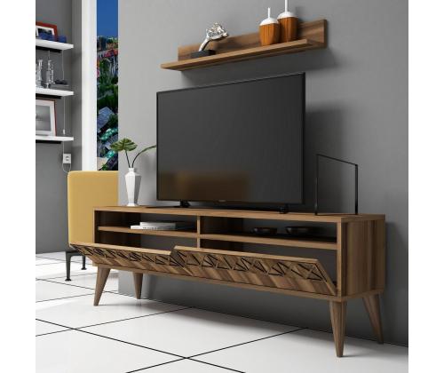 TV laud Line - Walnut