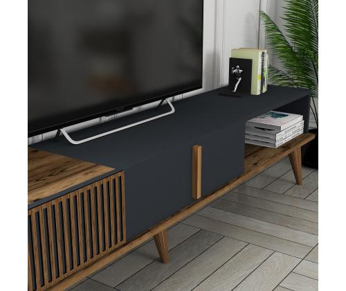 TV laud Milan Alt - Walnut, Anthracite